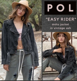 Distressed Corduroy Rider Jacket (Color Options)