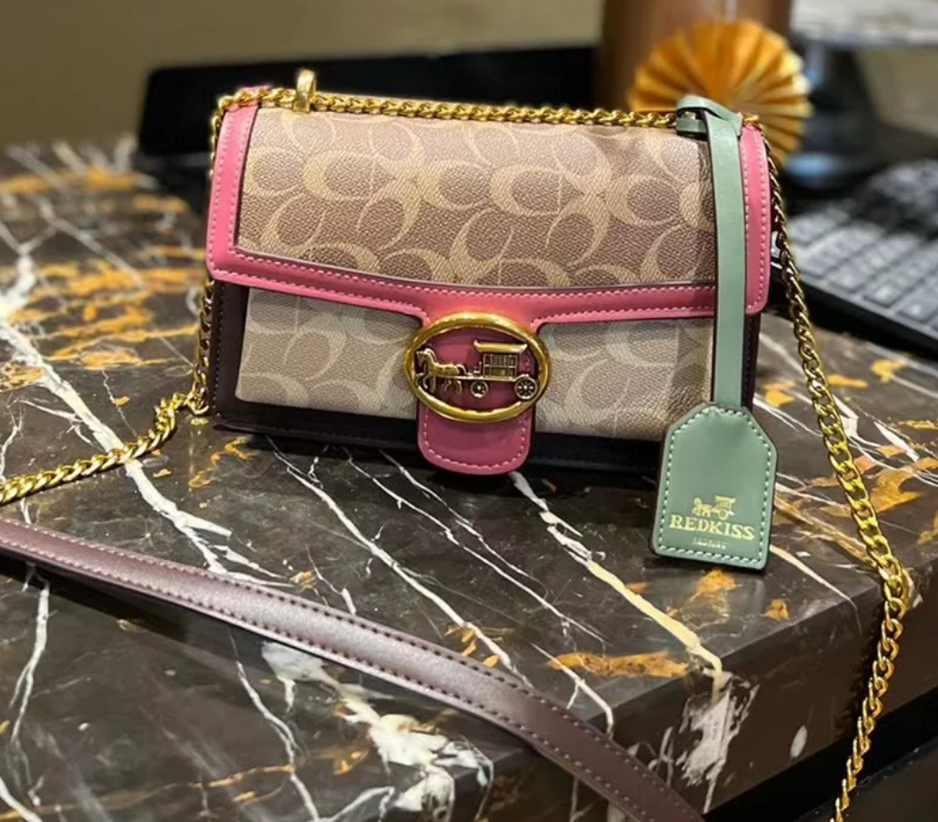 Leather Mini Clutch Monogrammed Crossbody