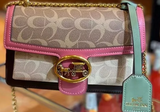 Leather Mini Clutch Monogrammed Crossbody