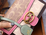 Leather Mini Clutch Monogrammed Crossbody