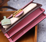 Leather Mini Clutch Monogrammed Crossbody