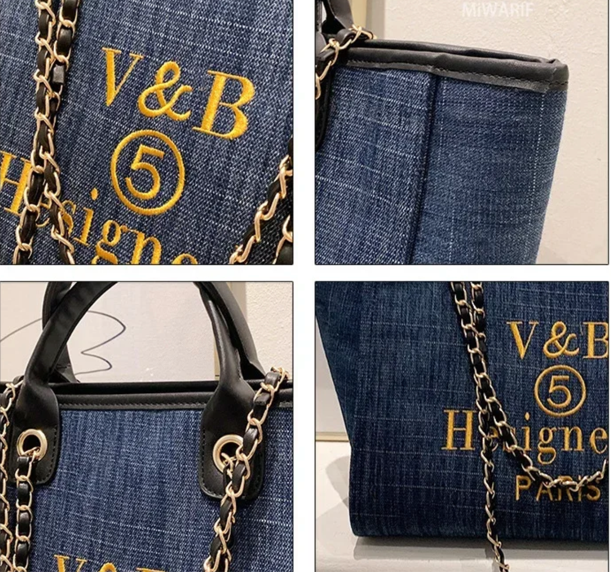 V&B 5 HESIGNEDE PARIS TOTE (Color Options)