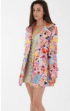 Fiorucci Pink Graphic POP ART Trench Coat 2000