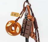 BAGEL and CHOCOLATE Lovers Purse Charm