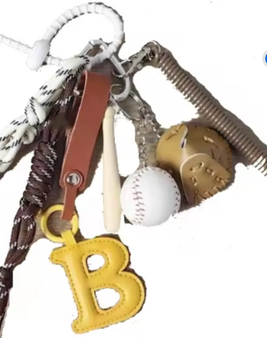 HOME RUN BASEBALL PURSE CHARM