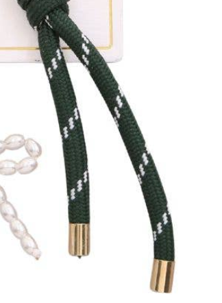 GOLF PEARL BEADED BAG CHARM KEYCHAIN