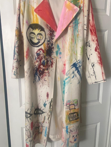 Vintage London Fog Pop Art Trench 80s