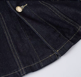 ELEVATED DARK DEMIN FITTED JACKET DROPS SEPT 10
