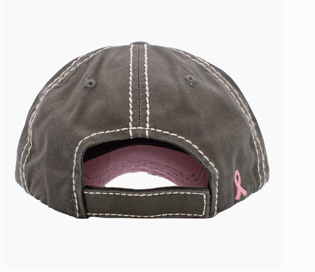 This is MY Fight PINK RIBBON Distressed Baseball Cap