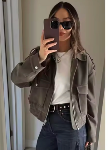 Super Cool Elevated Bomber Jacket (Color Options)