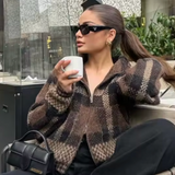 SOFTEST PLAID BOMBER JACKET