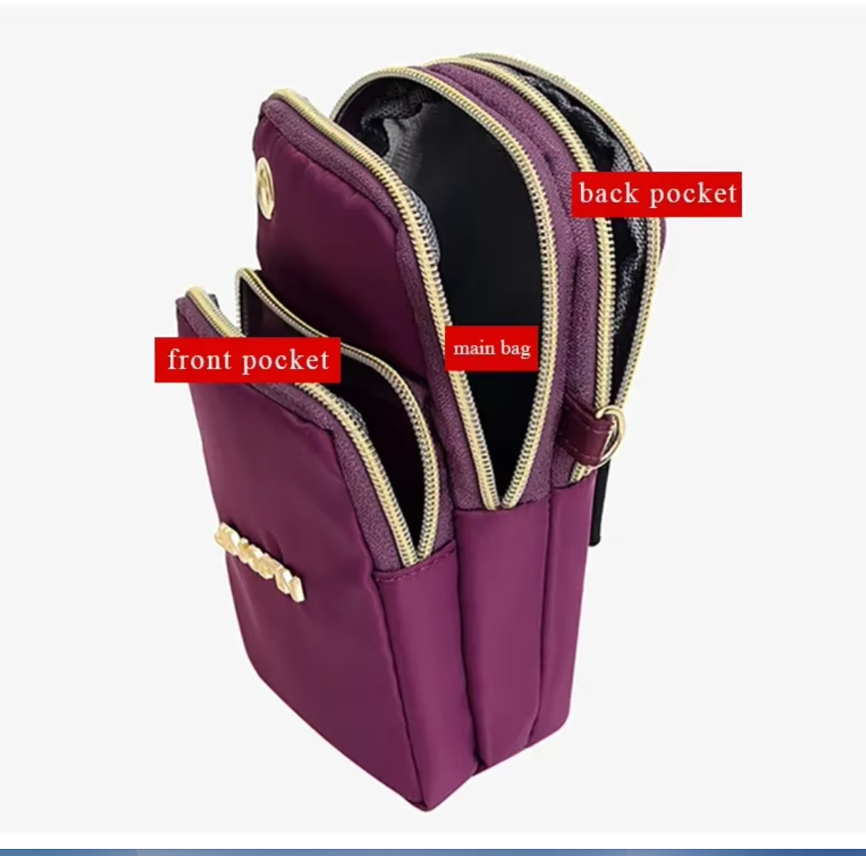 Mobile Phone Butterfly Crossbody Mini John Lennon "Words of Wisdom" (Options)