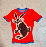 Short Sleeve Bunny Ringer Tshirt