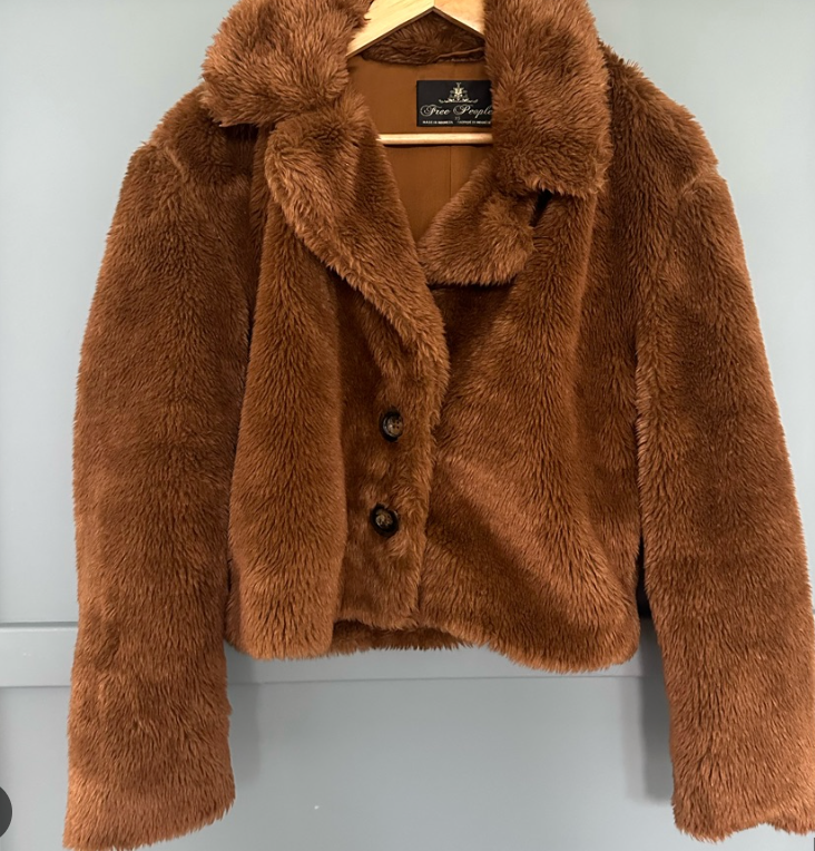 Free People Faux Fur Deadstock Jacket
