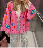 Fabulous Embroidered Beach Party Jacket