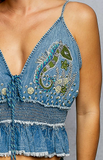BOHO EMBELLISHED GORGEOUS HALTER By POL. DROPS JUNE 30th