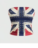 RETRO BRITISH FLAG TUBE TOP