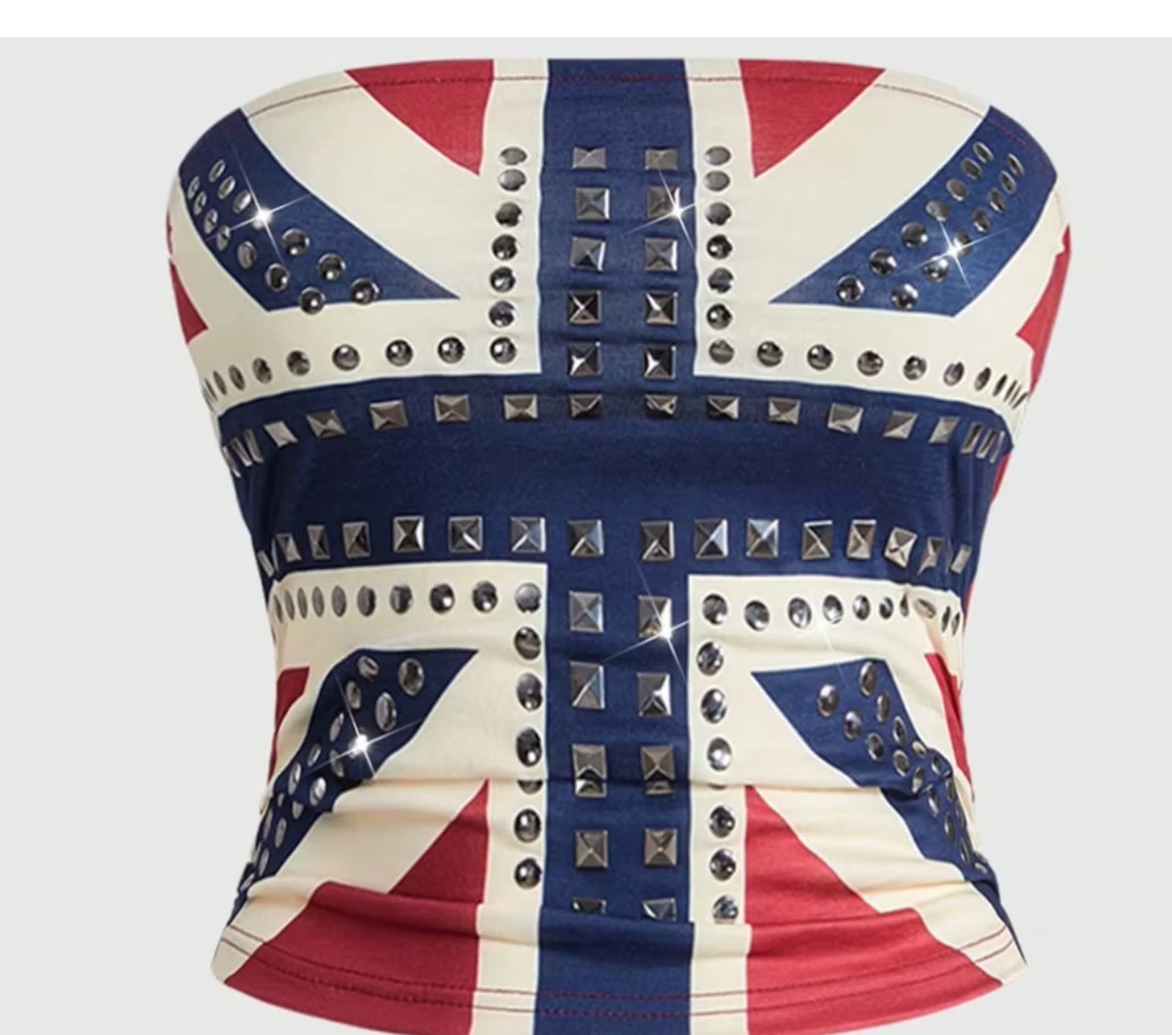 RETRO BRITISH FLAG TUBE TOP
