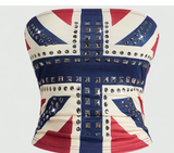 RETRO BRITISH FLAG TUBE TOP