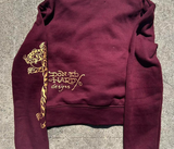 Vintage ED HARDY Cropped HOODIE. 200O Y2k