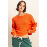Double Zero - Cropped Oversized Sweater