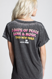 Recycled Karma - Woodstock Peace Love & Music Burnout Tee