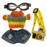 JOIA ACCESSORIES - MINI DOLL GOGGLE RAINBOW KNIT SWEATER CAMERA BAG , LVCL 078