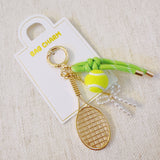 Match Point Tennis Bag Charm by Elison & Young