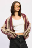 Emory Park - COLOR MIXED CARDIGAN TOP