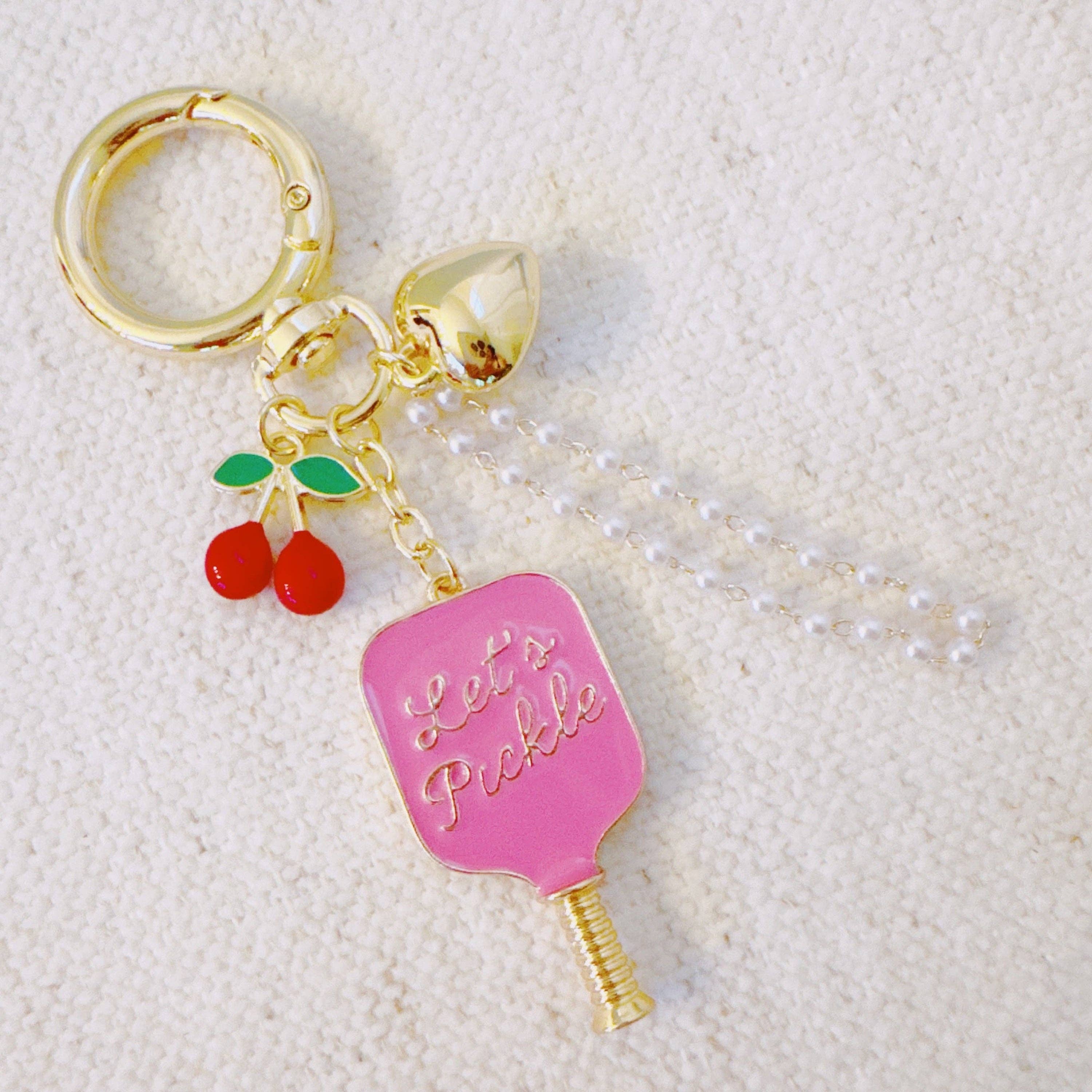 Pickleball Cherry Bag Paddle Charm – by Ellison & Young