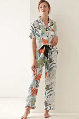 Botanical Print  Loungewear Set