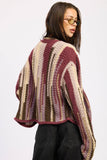 Emory Park - COLOR MIXED CARDIGAN TOP