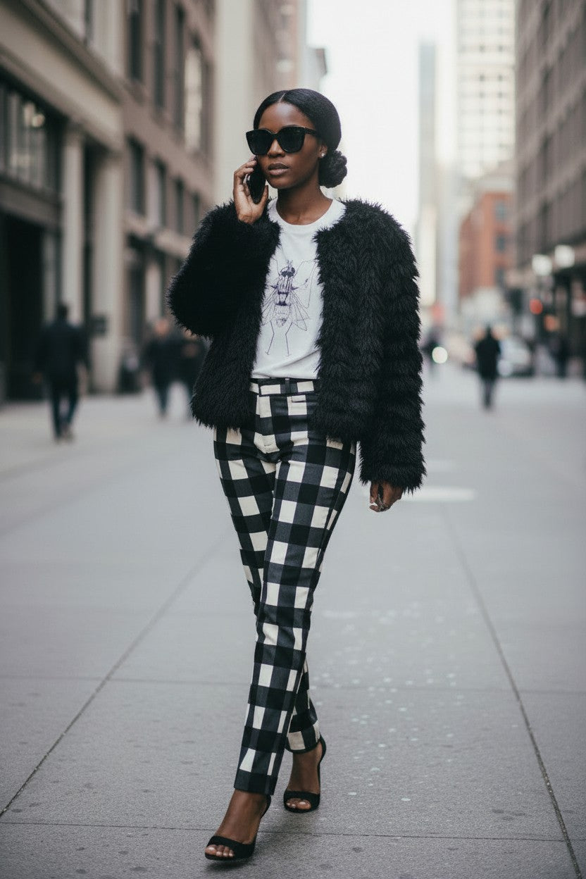 SOFTEST BLACK FAUX FUR JACKET Deadstock