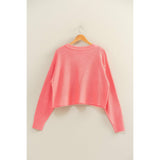 Double Zero - Cropped Oversized Sweater