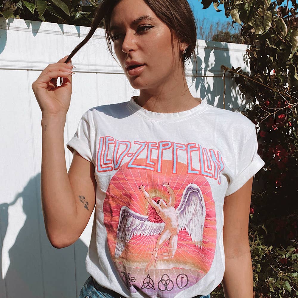 Life Clothing Co - Led Zeppelin Swan Song Boyfriend Tee
