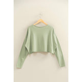 Wide Neck Drop Shoulder Relaxed Fit Sweater