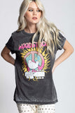 Recycled Karma - Woodstock Peace Love & Music Burnout Tee
