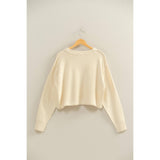 Double Zero - Cropped Oversized Sweater