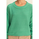 Double Zero - Cropped Oversized Sweater