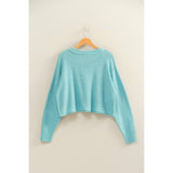 Double Zero - Cropped Oversized Sweater