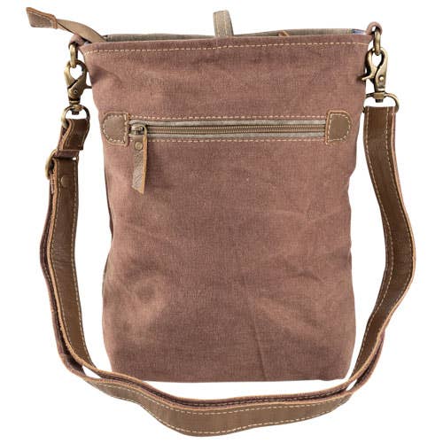 Clea Ray Canvas Bags VINTAGE INSPIRED - WHISKEY CROSSBODY BAG
