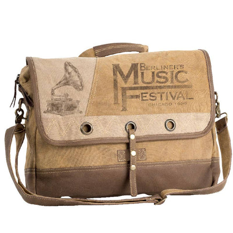Music Festival  Vintage Retro Messenger Bag