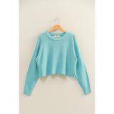 Double Zero - Cropped Oversized Sweater