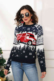 Christmas Delivery Truck Knit Sweater