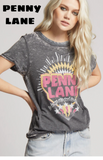 PENNY LANE Mineral Wash Graphic Tshirt