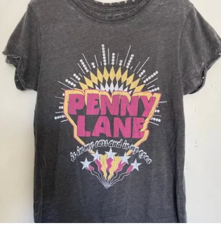 PENNY LANE Mineral Wash Graphic Tshirt