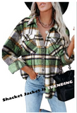 GREEN PLAID SHACKET