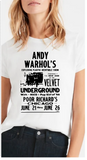 WARHOL VELVET UNDERGROUND POSTER  60's