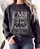 JOHNNY CASH MINERAL WASH  Sweatshirt