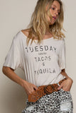 TACO TUESDAY AND TEQUILLA MINERAL WASH  T-Shirt